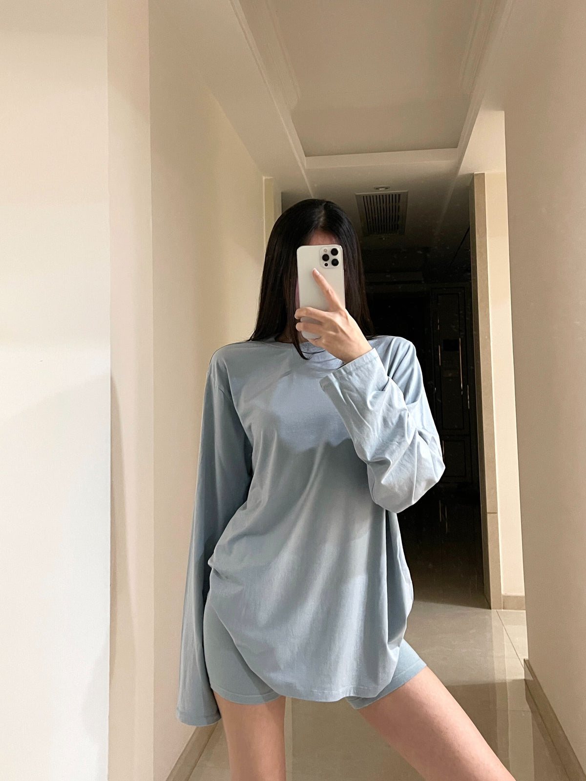 ソフトタッチ リラックスロングスリーブTシャツ    SS047